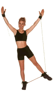 Noia fent exercicis amb una corda