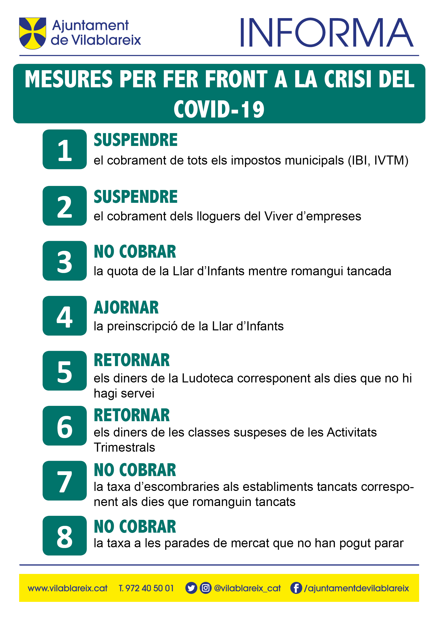 Mesures Covid19