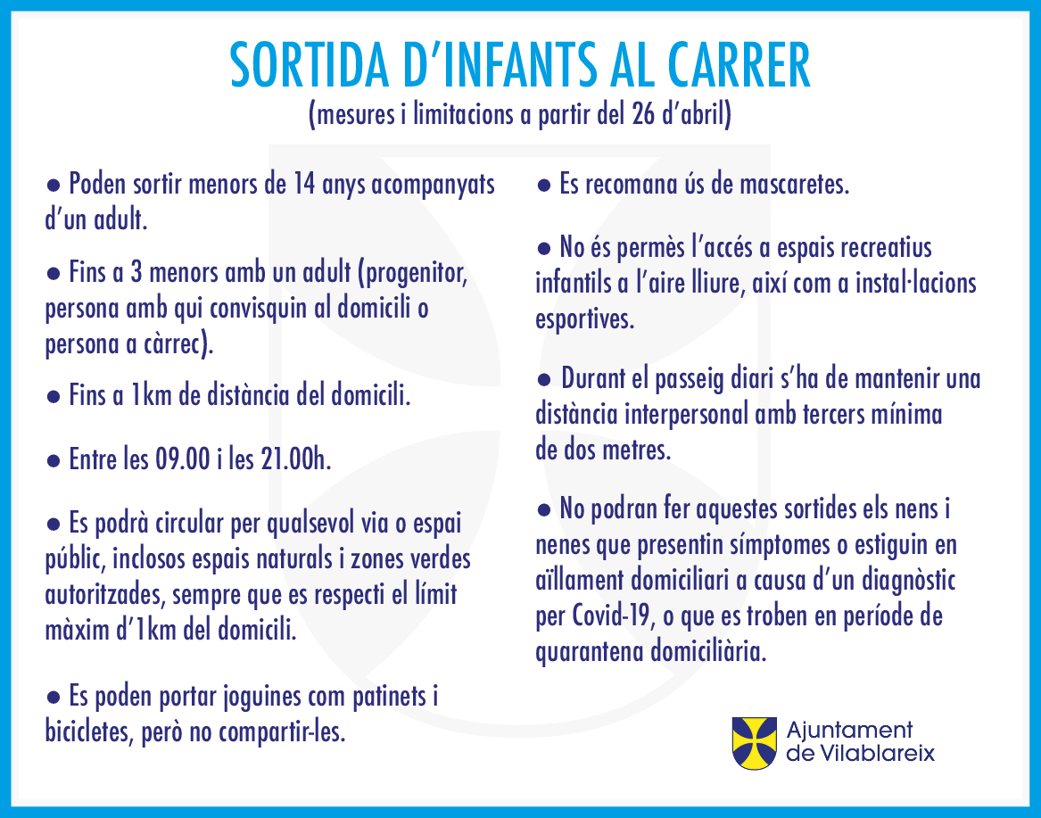 Sortida infants al carrer