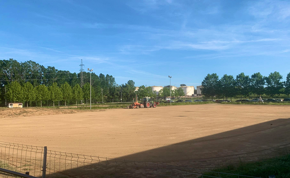 Inici obres camp futbol