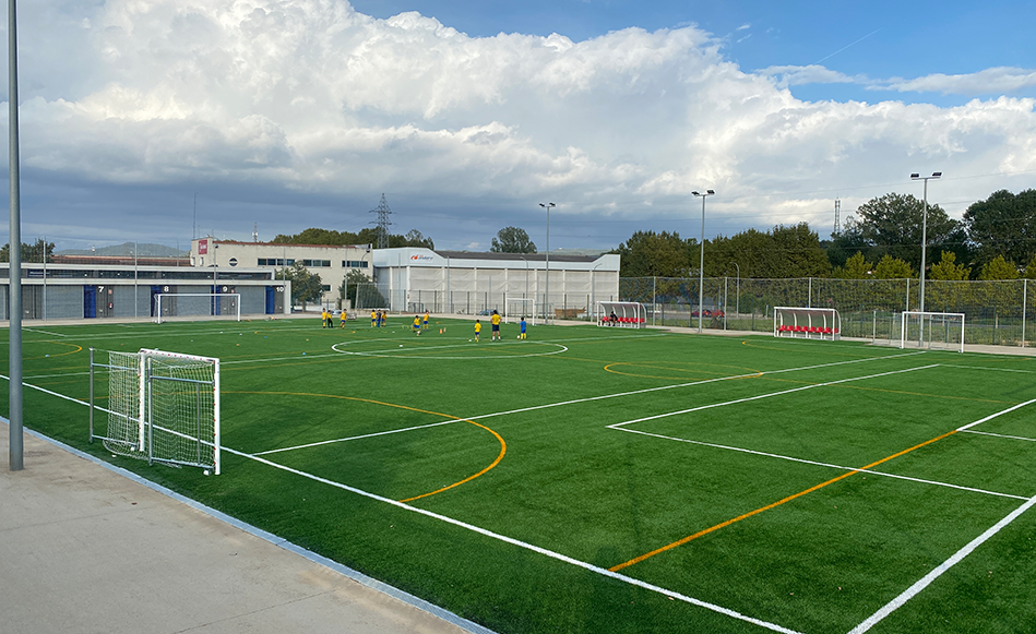 Finalitzen obres nou camp de futbol