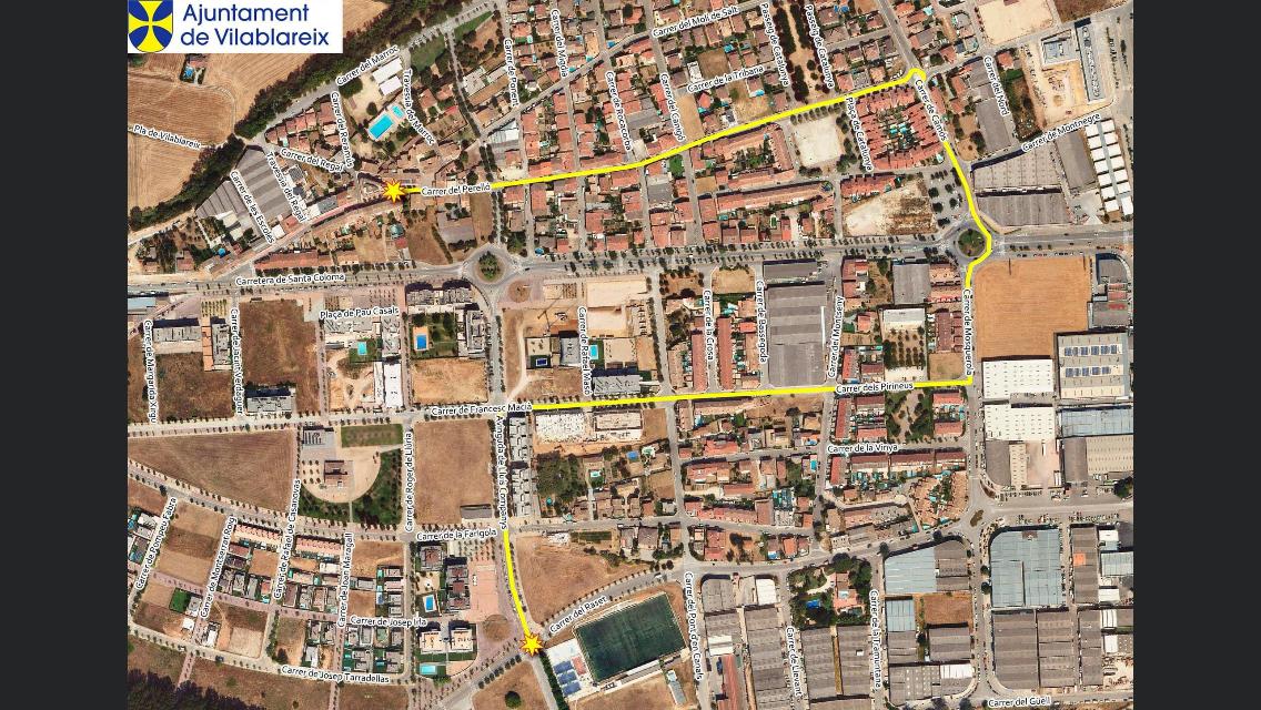S’acosta la nit més màgica de l’any, SSMM els Reis Mags d’Orient visitaran Vilablareix a partir de les 18 h del divendres 5 de gener i faran el següent recorregut: