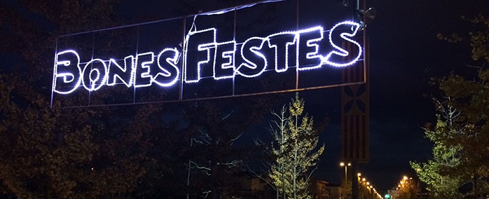 Vilablareix ha encès les llums de Nadal el divendres 5 de desembre.