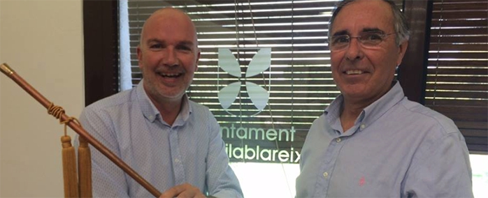 El ple de Vilablareix investeix a David Mascort com alcalde de Vilablareix el 13 de juny de 2015.