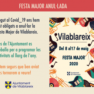 Festa Major anul·lada