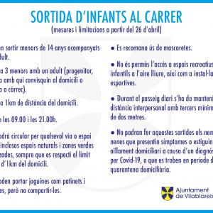 Sortida infants al carrer