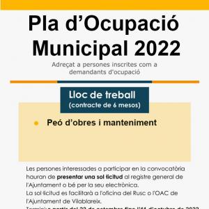 Pla Ocupació Municipal