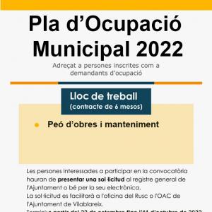 Pla Ocupació Municipal